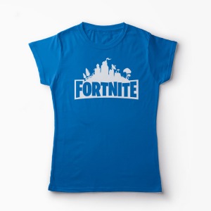 Tricou Fortnite - Femei-Albastru Regal